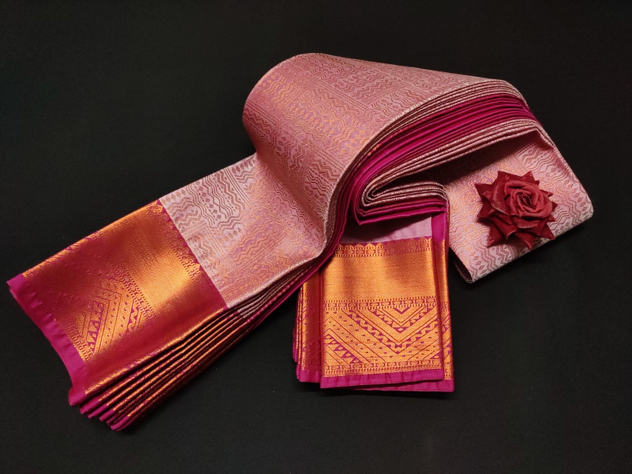 Fancy Semi Soft Silk saree