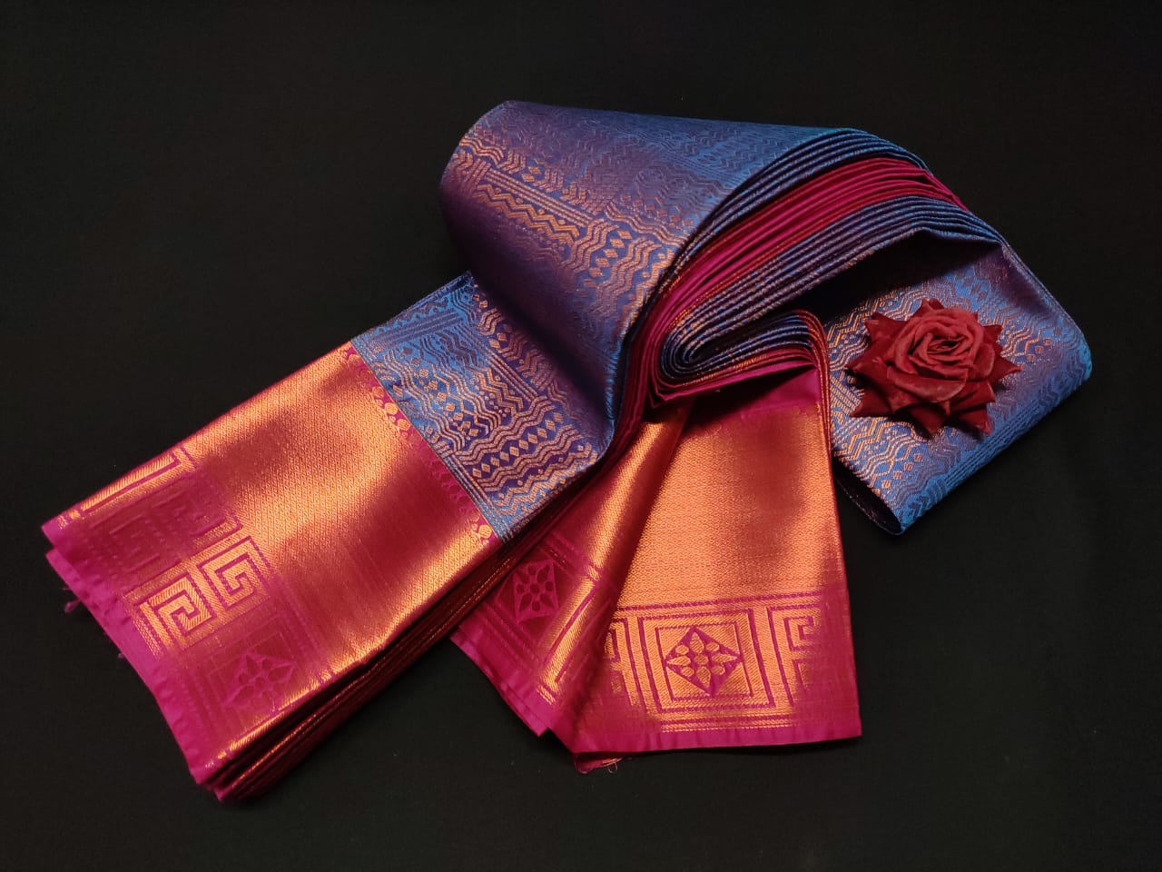 Fancy Semi Soft Silk saree