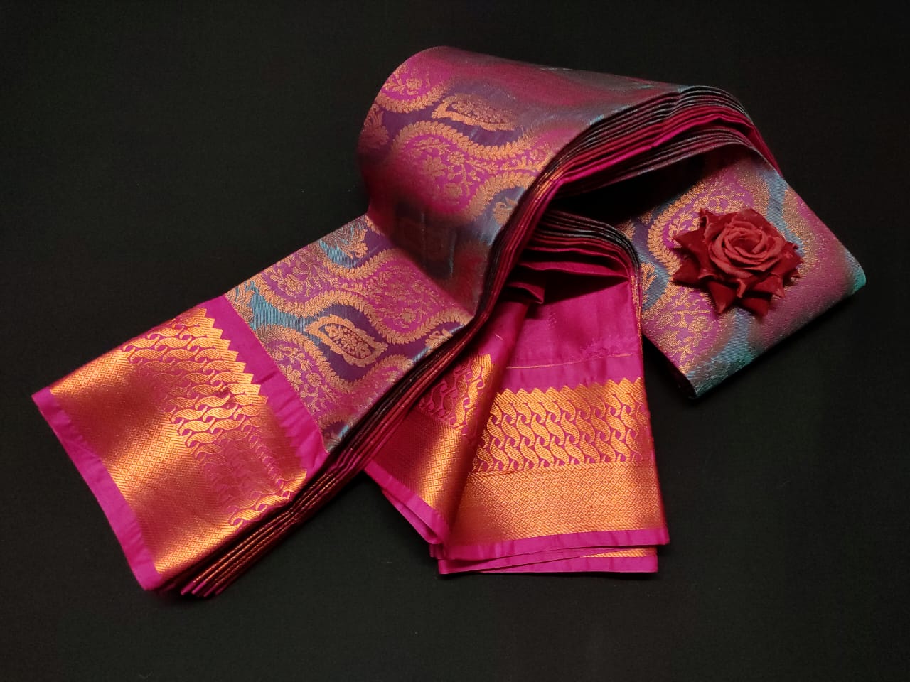 Fancy Semi Soft Silk saree