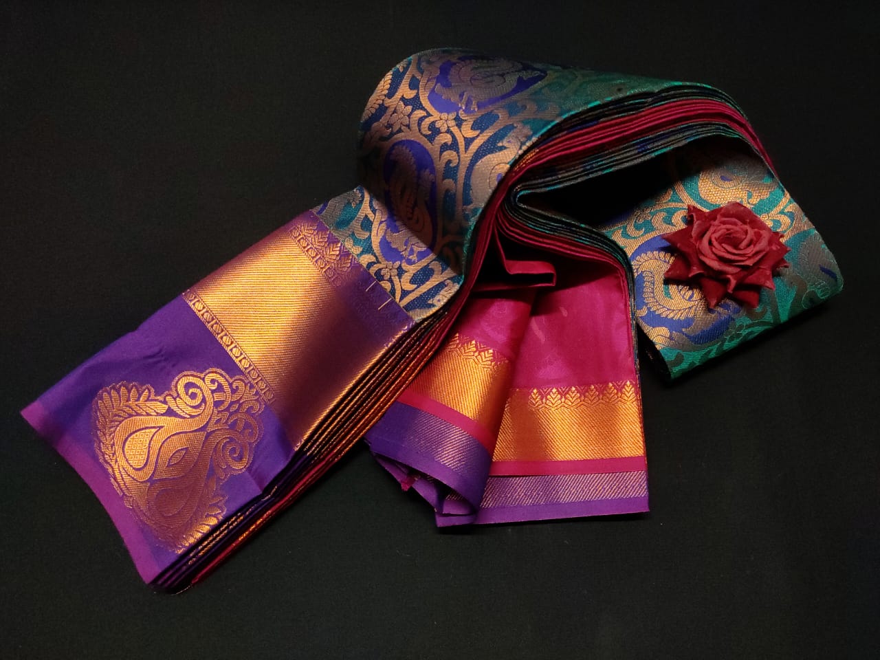 Fancy Semi Soft Silk saree