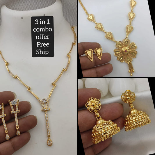 Combo Micro plated Necklace