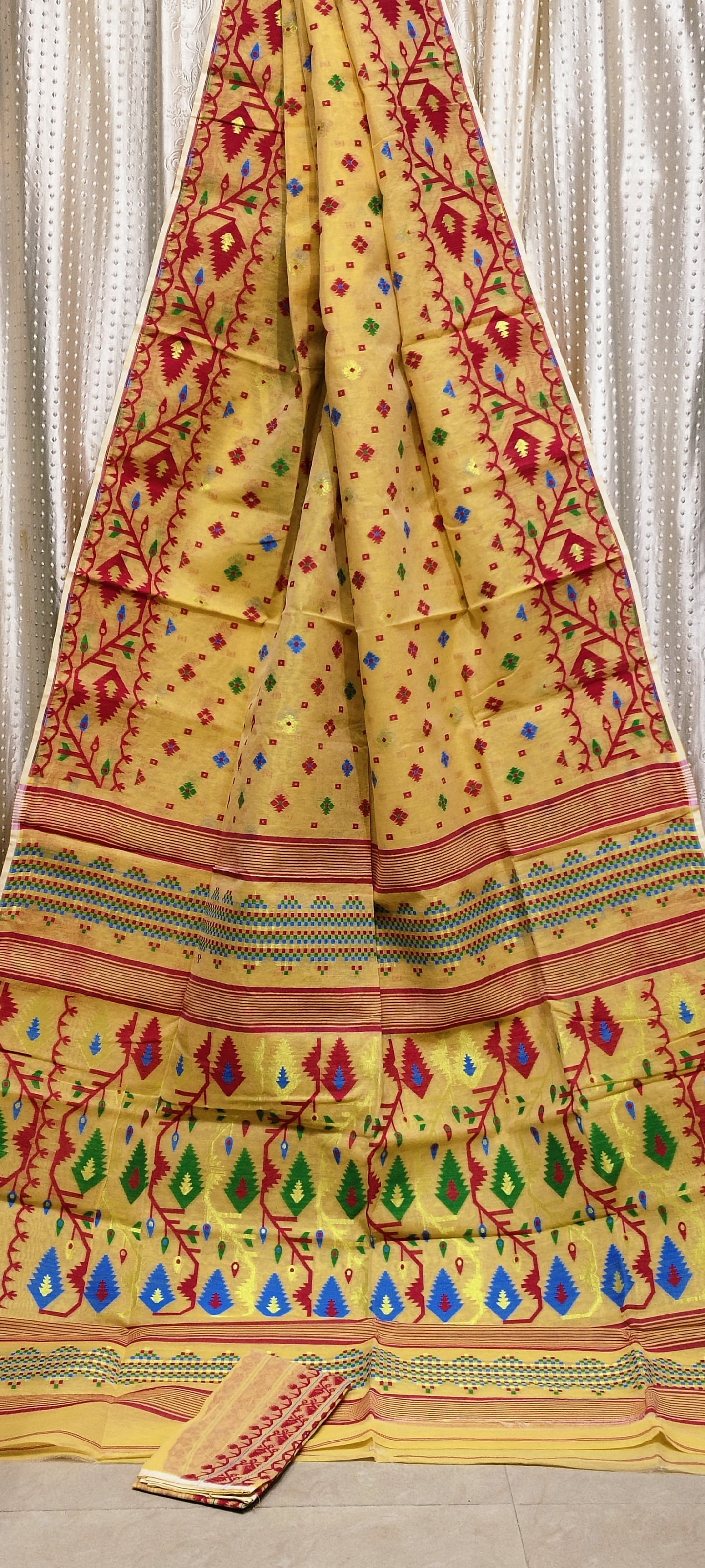 Bangladeshi style jamdani sarees